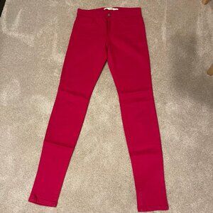 Joe’s Jeans ‘The Skinny’ Cerise Hot Pink size 28